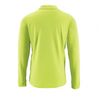 Рубашка поло мужская с длинным рукавом Perfect LSL Men, зеленое яблоко фото 7