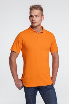 Рубашка поло мужская Virma Light, оранжевая фото 3