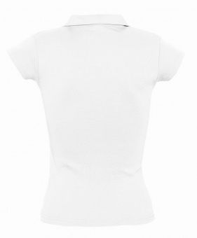 Рубашка поло женская без пуговиц Pretty 220, белая фото 5