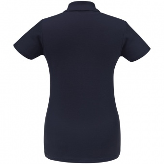Рубашка поло женская ID.001 темно-синяя фото 5