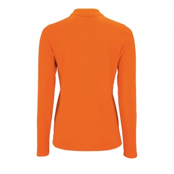 Рубашка поло женская с длинным рукавом Perfect LSL Women, оранжевая фото 2
