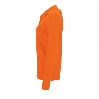 Рубашка поло женская с длинным рукавом Perfect LSL Women, оранжевая фото 4