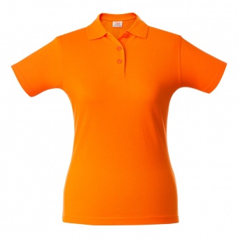 Рубашка поло женская Surf Lady, оранжевая фото 2