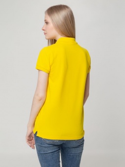 Рубашка поло женская Virma Lady, желтая фото 10