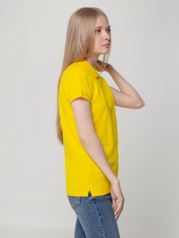 Рубашка поло женская Virma Lady, желтая фото 14