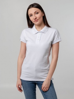 Рубашка поло женская Virma Premium Lady, белая фото 10