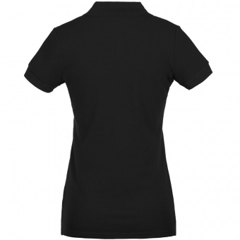 Рубашка поло женская Virma Premium Lady, черная фото 2