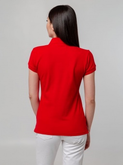 Рубашка поло женская Virma Premium Lady, красная фото 9
