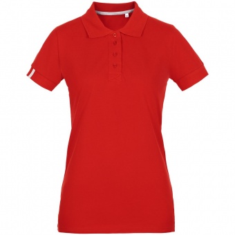 Рубашка поло женская Virma Premium Lady, красная фото 3