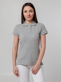 Рубашка поло женская Virma Premium Lady, серый меланж фото 7