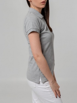 Рубашка поло женская Virma Premium Lady, серый меланж фото 10