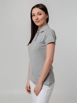 Рубашка поло женская Virma Premium Lady, серый меланж фото 11