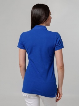 Рубашка поло женская Virma Premium Lady, ярко-синяя фото 10