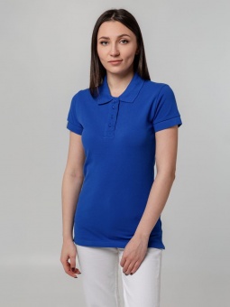 Рубашка поло женская Virma Premium Lady, ярко-синяя фото 11