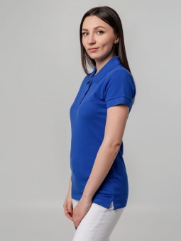 Рубашка поло женская Virma Premium Lady, ярко-синяя фото 12