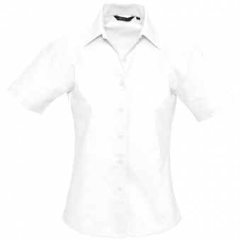 Рубашка женская с коротким рукавом Elite, белая фото 5