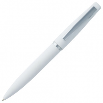 Ручка шариковая Bolt Soft Touch, белая фото 