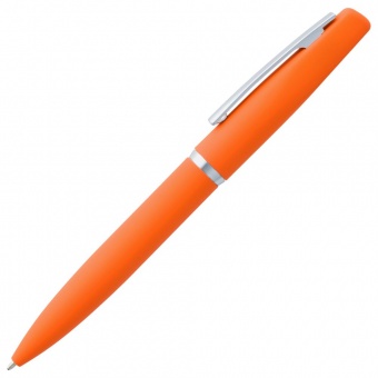 Ручка шариковая Bolt Soft Touch, оранжевая фото 