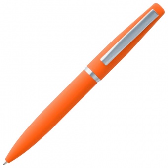 Ручка шариковая Bolt Soft Touch, оранжевая фото 