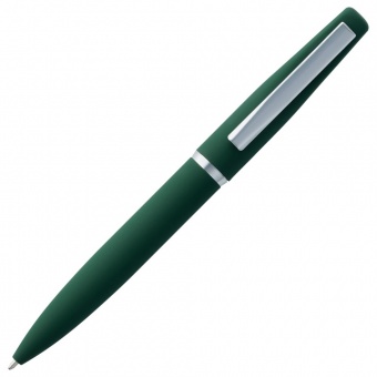 Ручка шариковая Bolt Soft Touch, зеленая фото 