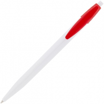 Ручка шариковая Champion ver.2, белая с красным фото 
