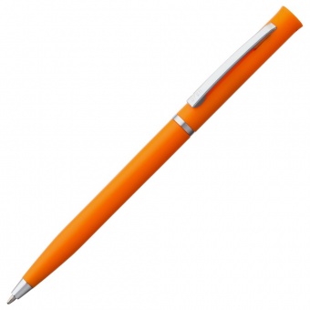 Ручка шариковая Euro Chrome, оранжевая фото 1