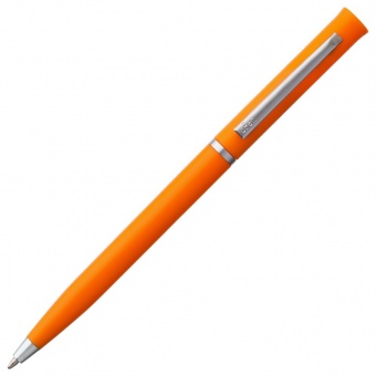 Ручка шариковая Euro Chrome, оранжевая фото 4