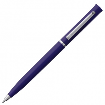 Ручка шариковая Euro Chrome, синяя фото 