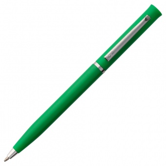 Ручка шариковая Euro Chrome, зеленая фото 