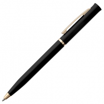 Ручка шариковая Euro Gold, черная фото 