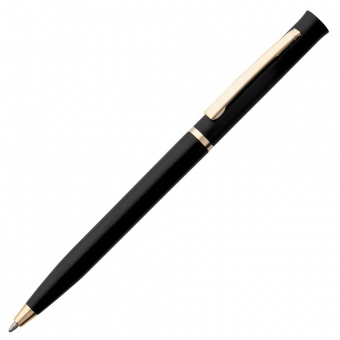 Ручка шариковая Euro Gold, черная фото 