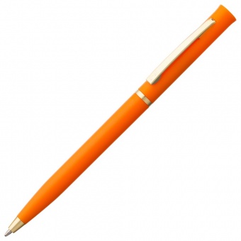 Ручка шариковая Euro Gold, оранжевая фото 