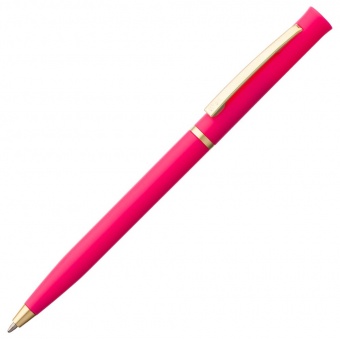Ручка шариковая Euro Gold, розовая фото 1