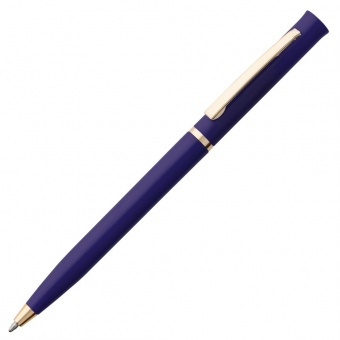 Ручка шариковая Euro Gold, синяя фото 