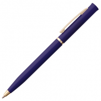 Ручка шариковая Euro Gold, синяя фото 