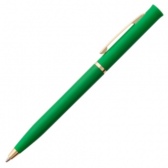 Ручка шариковая Euro Gold, зеленая фото 