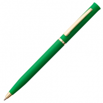Ручка шариковая Euro Gold, зеленая фото 