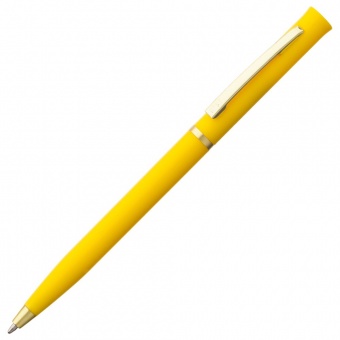 Ручка шариковая Euro Gold, желтая фото 