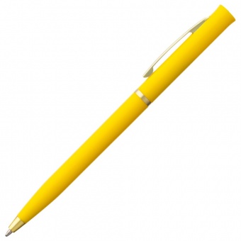 Ручка шариковая Euro Gold, желтая фото 