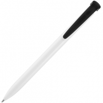Ручка шариковая Favorite, белая с черным фото 