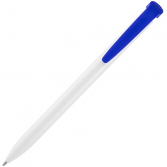 Ручка шариковая Favorite, белая с синим фото 3