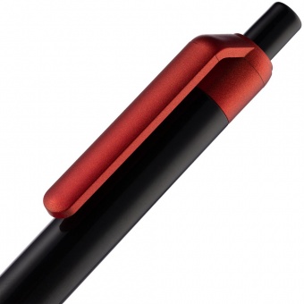 Ручка шариковая Fluent, красный металлик фото 
