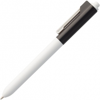 Ручка шариковая Hint Special, белая с черным фото 
