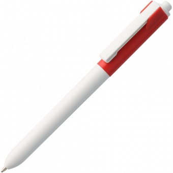Ручка шариковая Hint Special, белая с красным фото 1