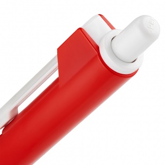 Ручка шариковая Hint Special, белая с красным фото 