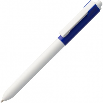 Ручка шариковая Hint Special, белая с синим фото 1