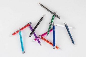 Ручка шариковая Keskus, ярко-синяя фото 