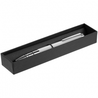 Ручка шариковая Kugel Chrome, белая фото 