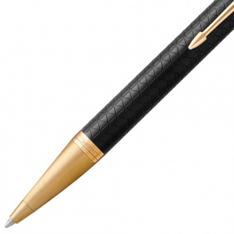 Ручка шариковая Parker IM Premium Black/Gold GT фото 