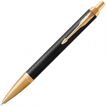 Ручка шариковая Parker IM Premium Black/Gold GT фото 